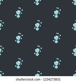 Seamless vector ornamental floral pattern. Background for printing on paper, wallpaper, covers, textiles, fabrics, for decoration, decoupage, scrapbooking and other