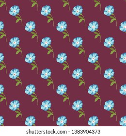 Seamless vector ornamental floral pattern. Background for printing on paper, wallpaper, covers, textiles, fabrics, for decoration, decoupage, scrapbooking and other