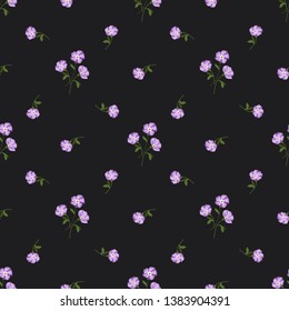 Seamless vector ornamental floral pattern. Background for printing on paper, wallpaper, covers, textiles, fabrics, for decoration, decoupage, scrapbooking and other