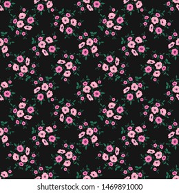 Seamless vector ornamental floral pattern. Background for printing on paper, wallpaper, covers, textiles, fabrics, for decoration, decoupage, scrapbooking and other
