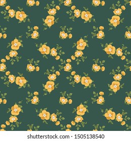 Seamless vector ornamental floral pattern. Background for printing on paper, wallpaper, covers, textiles, fabrics, for decoration, decoupage, scrapbooking and other