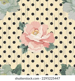 Patrón floral ornamental vectorial sin foco. Antecedentes para la impresión en papel, papel pintado, cubiertas, textiles, tejidos, para la decoración, descomposición, raspado y otros