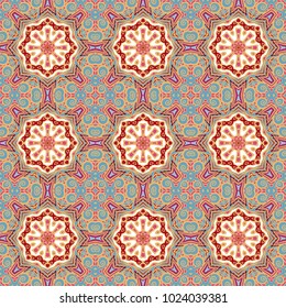 Seamless vector ornamental pattern