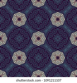 Seamless vector ornamental texture