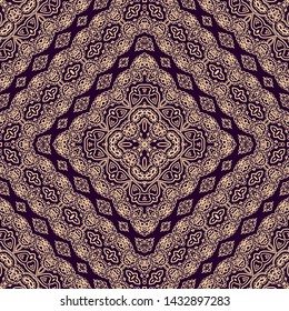 Seamless vector ornamental texture,    oriental, medieval style