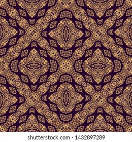 Seamless vector ornamental texture,    oriental, medieval style