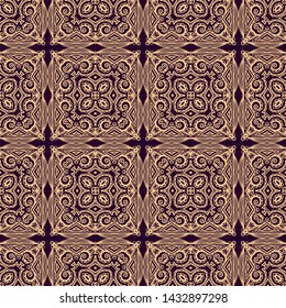 Seamless vector ornamental texture,    oriental, medieval style