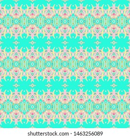 Seamless vector ornamental texture,   oriental, medieval style