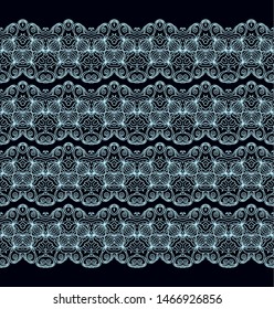 Seamless vector ornamental texture,   oriental, medieval style