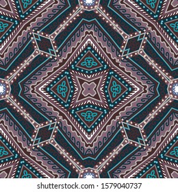 Seamless vector ornamental texture,   oriental, byzantine mosaic style