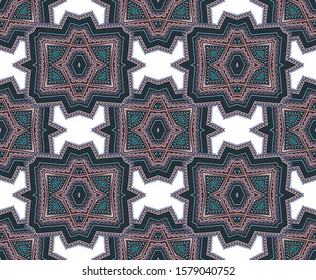 Seamless vector ornamental texture,   oriental, byzantine mosaic style