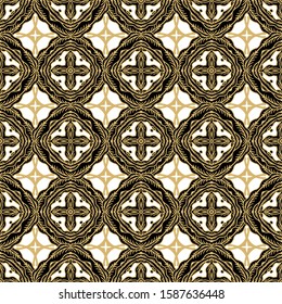 Seamless vector ornamental  texture,   oriental, medieval style