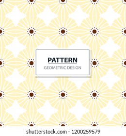 Seamless vector ornament.Geometric pattern 