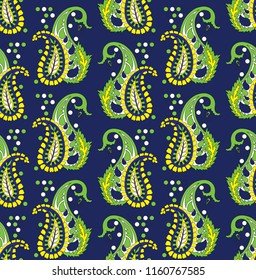 Seamless vector paisley pattern