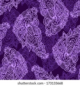 Seamless vector paisley pattern