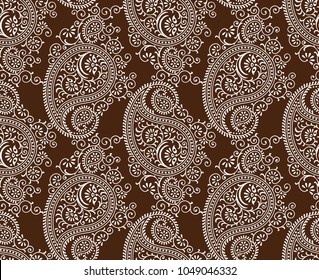 Seamless vector paisley wallpaper