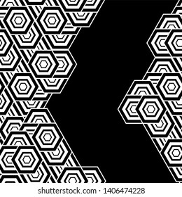 Seamless vector parallel Polygon Abstract shapes diagonal overlapping lines pattern background.
