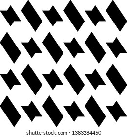 Seamless vector. Parallelograms, figures ornament. Geometric backdrop. Quadrangles, hexagons pattern. Polygons wallpaper. Digital paper, textile print, web designing, abstract background.