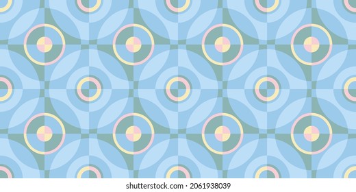 Patrón pastel vectorial sin foco. Patrón de papel envuelto. Plantilla para tejido. Fondo elegante para las tarjetas. Diseño textil geométrico moderno. Combinaciones de colores de moda. Fondo. Fondos de escritorio. Baldosas.
