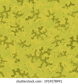 Seamless Vector Patterd Design.  Repeated Vector Brown Color, Camo Pattern. Khaki Repeated Doted Camouflage, Vector Clouds. Beige Seamless Circle Camouflage, Graphic Print.