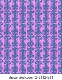 Seamless vector pattern with abstract pattern