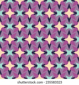 Seamless vector pattern abstract background with stars