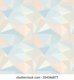 Seamless vector pattern. Abstract background with colorful triangles.