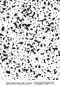 Seamless Vector Pattern Abstract black speckles on white texture backdrop Composition Notebook