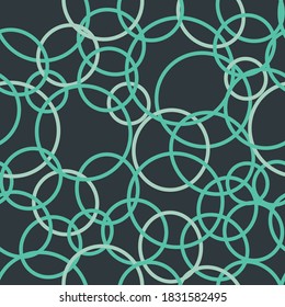 Seamless vector pattern with abstract circles, ovals. Design for wallpaper, decor, textiles, factories, kitchens, children's rooms, websites, bedding, printing on T-shirts and clothes, paper, boxes