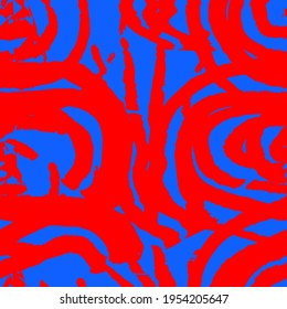 seamless vector pattern abstract circles brush bristles for fabric, wallpaper or packaging