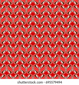 Seamless vector pattern of abstract colored figures. Design elements scrapbook. Can be used for wallpapers, fill images, web page, background, surface