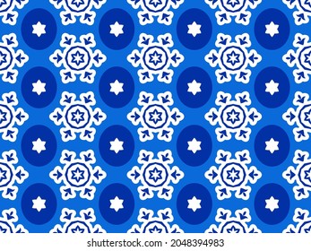 Seamless vector pattern with abstract ethnic ornament. Luxurious oriental design for textiles and wallpapers. Vintage print with Turkish, Indian, Indonesian and other traditional folk motifs. 