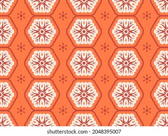 Seamless vector pattern with abstract ethnic ornament. Luxurious oriental design for textiles and wallpapers. Vintage print with Turkish, Indian, Indonesian and other traditional folk motifs. 