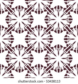 Seamless vector pattern. Abstract flower background.