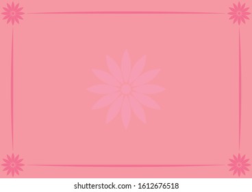 Seamless vector pattern with abstract flowers