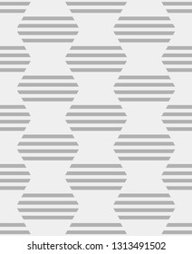 Seamless vector pattern. Abstract geometric background. Rhythmic structure of herringbone. Monochrome stylish texture with chevron. Subtle geometric linear swatch.