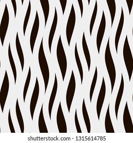 Seamless vector pattern. Abstract geometric background.  Monochrome stylish texture  