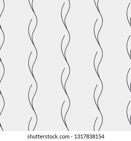 Seamless vector pattern. Abstract geometric background.  Monochrome stylish texture  