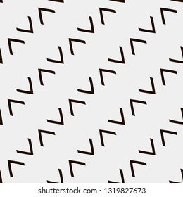 Seamless vector pattern. Abstract geometric background.  Monochrome stylish texture  