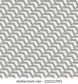 Seamless vector pattern. Abstract geometric background.  Monochrome stylish texture  