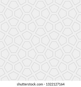 Seamless vector pattern. Abstract geometric background.  Monochrome stylish texture  