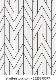 Seamless vector pattern. Abstract geometric background.  Monochrome stylish texture  