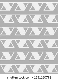 Seamless vector pattern. Abstract geometric background.  Monochrome stylish texture  