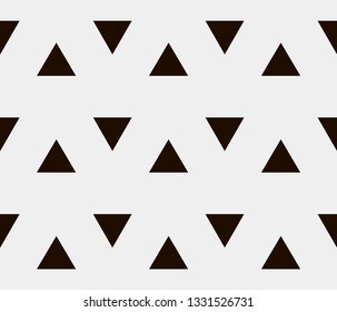 Seamless vector pattern. Abstract geometric background.  Monochrome stylish texture  