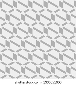 Seamless vector pattern. Abstract geometric background.  Monochrome stylish texture  