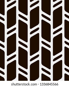 Seamless vector pattern. Abstract geometric background.  Monochrome stylish texture  