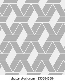 Seamless vector pattern. Abstract geometric background.  Monochrome stylish texture  