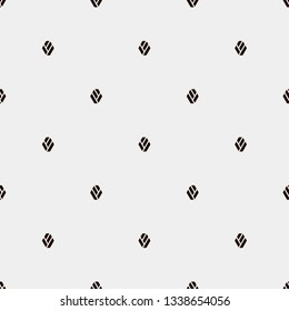 Seamless vector pattern. Abstract geometric background.  Monochrome stylish texture  