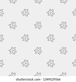 Seamless vector pattern. Abstract geometric background.  Monochrome stylish texture  