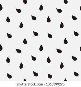 Seamless vector pattern. Abstract geometric background.  Monochrome stylish texture  